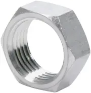 Allstar Jam Nut Thin OD 5/8-18 in Right Hand Thread Aluminum Natural Set 4 18296