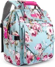 Litbear Diaper Bag Backpack Colour Name:Light Blue Pink