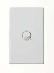 Beacon Lighting Lucci Power Gravity 1 Gang Switch Only in Matte White