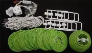 CHINESE JAPANESE GREEN COLOR PAPER LANTERN STRING LIGHTS 3"