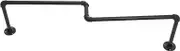 Wall Mounted Drying Rack Industrial Vintage Coat Rack Iron Decorative Wall Hooks for Hanging Coat Hangers(86cm)
