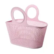 Plastic Portable Bath Basket Bathroom Products Shampoo Sundries Storage Basket Multi-functional Hollow Small Basket