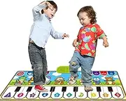 Floor Piano Mat - Piano and Dance Toddler Music Mat - Boys Girls Educational Electronic Carpet Early Learning Logical Thinking for Travel, Home