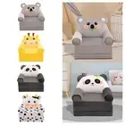 Kids Foldable Sofa Bed Recliner Soft Fold Out Couch for Living Room Nursery