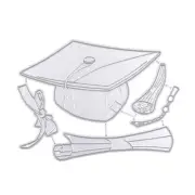 Graduation Die Cuts Bachelor Hat Metal Cutting Dies DIY Scrapbooking Card Making