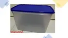 Tupperware Modular Mate Rectangular with Blue Seal DIY Storage Container New