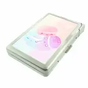 Macaroon Em2 Cigarette Case with Built in Lighter Metal Wallet