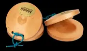 Mano Natural Wood Castanets - Handheld Percussion Instrument