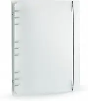 B5 Ring Binder for 9-Hole Punched Sheets, 9-Hole Ring Mechanism Binder Notebook Ring Mechanism Planner Pages Refill Pack