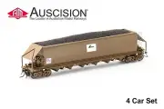 Auscision (NCH-82) NHVF Coal Hopper, Wagon Grime with Faded L7 - 4 Car Pack