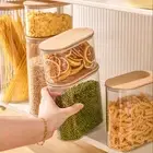 Nut Storage Canister Cereal Container Stackable Bpa-free Food Containers