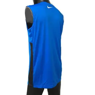 【NIKE 耐吉】Nike AS M League REV Tank 男 籃球 背心 透氣 單面 長版 藍黑(839436-406)