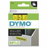 Dymo DYM45018 LabelManger 210D Kit D1 Label Tape, 1/2" x 23 ft, Yellow