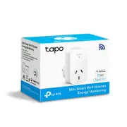 TP-Link Tapo P110 Mini Smart Wi-Fi Socket, Energy Monitoring, Tapo App, Remote Control