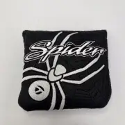 TaylorMade Spider Black/White RH or LH Heel-Shafted Mallet Putter Cover NEW FT8