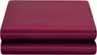 Satin Flat Sheet Only 1 - Piece Top Sheet, Extra Soft Silk Flat Bed Sheets So...