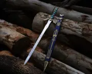 Legend of Zelda Sword Skyward Mast Sword Replica Collectible Sword With Scabbard