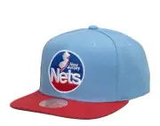 Men's Mitchell & Ness Light Blue/Red NBA New Jersey Nets Core Basic HWC