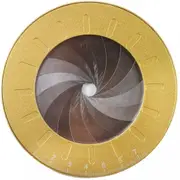 Aluminum Alloy Drawing Circles Geometric Tool Adjustable Diameter Circular Drawing Stencil Ring Ruler Gold
