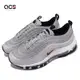 Nike 休閒鞋 Air Max 97 QS GS 女鞋 大童鞋 銀 白 紅 子彈 氣墊 反光 運動鞋 918890-001