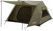 Coleman Instant Up Swagger 1/3 Person Tent, Waterproof & Windproof Camping, Dual Instant Spine Hub, Ideal for Back Packing