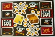 PIRATES TREASURE Stickers(30pc) •Skull & Crossbones•Gold•Swords •Map•Card Making