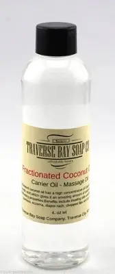 Fractionated Coconut Oil 4oz, Organic, lotion, creams, massage oil, beauty