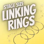 STAGE SIZE LINKING RINGS ILLUSION - Magic & Party Tricks