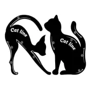 Cats Eye Eyeliner Stencils Smokey Eyeshadow Applicators Guide Eye Makeup Tools
