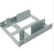 SCHAAN 1 Piece 2.5 Inch to 3.5 Inch Internal Mounting Frame for 2X2.5 Inch SSD/HDD to 3.5 Inch Bay