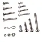 M3 M4 M5 Hex Button Cap Head Socket Screws Bolt Stainless Nuts Washers 1500x