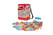 Pokemon Carry Case Beach Battle Playset - Portable Transforming Backpack Playset with Action Features and 2-inch Pikachu Battle Figure