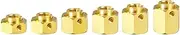 Modification Accessories Brass Hex Wheel Widening Adapter for Axial SCX10 III AXI03007 AXI03004 Capra(12mm)