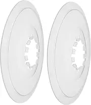 Totority 2 Pcs Transparent Bike Flywheel Guard Compatible Chain Cover Protector for Mountain Bike Rear Wheel Easy Installation Full Protection for Speed Freewheel