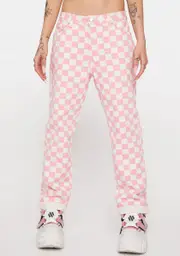 Up For A Challenge Checkered Pants