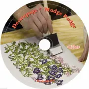 How to Decoupage and Modge Podge 7 Books on CD paper glue print napkin rice art