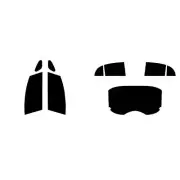 For Mitsubishi i-MiEV 5-door Hatchback 2009-16 Full Pre Cut Window Tint Kit Film