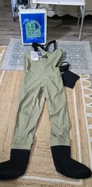 Hodgman Lakestream 3mm Neoprene Bootie Waders Fly Fishing Large Style 13660-Box