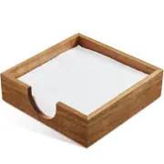 Acacia Wood Napkin Holder for Table, Napkins Holders For Paper Napkins, Flat ...