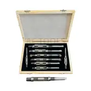 Adjustable Hand Reamers H4 to H12 9 Pcs Set A I 15/32"- 1.3/16" 11.9 - 30.16 mm