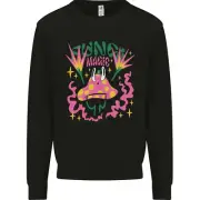 Fungi Magic Mushrooms Trippy LSD Kids Sweatshirt Jumper