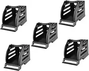 SEWACC 5pcs Printer Bracket Label Holder Label Roll Holder Label Rack Label Printer Paper Thermal Printer Labels Tag Label Accessory Sticker Printer Dispenser Printer Supply Plastic Black