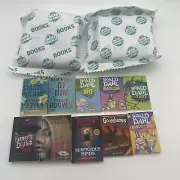 Zuru Mini Brands Books: Lot Of 10 with 2 New Bookshelves Dahl Vampire Diaries