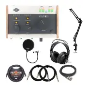 Universal Audio VOLT-276 USB Audio Interface with Studio Headphones Bundle