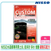 在飛比找momo購物網優惠-【NISSO】水晶蝦專用黑土 水晶蝦底床砂 淨水 增艷 黑色