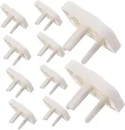 COOPHYA Home Office Security 45pcs Baby Proof Socket Covers Power Supply Plug Protectors No Tools Needed