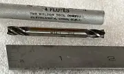 3/16" HSS 4 FLUTE DOUBLE END MILL, 3/16" SHANK, 1/4" FLUTE CENTER CUT, NEW, USA