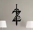 Zelda Wall Decal Legend Of Zelda Poster Sign Emblem Vinyl Sticker Z Logo Master