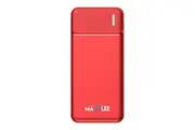 Maxxlee 10000mAh Slim Power Bank USB Backup External Battery Charger iPhone Android Mobile