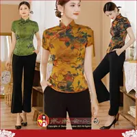 在飛比找樂天市場購物網優惠-【水水女人國】～時尚中國風美穿在身～域花(三色)。文藝復古清